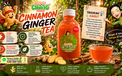 Cinnamon Ginger Tea Madame Chang: Jahe dan Kayu Manis